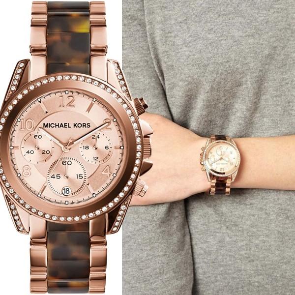 MICHAEL KORS マイケルコース MK5859 Blair ブレア ローズゴールド タートイズ レディース 腕時計  :mk5859:gifttime - 通販 - Yahoo!ショッピング