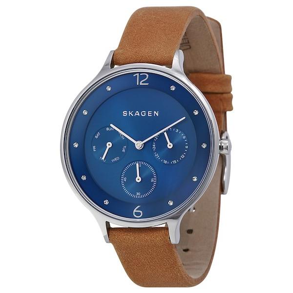 SKAGEN[スカーゲン] アニタ ブルー ライトブラウンレザー SKW2310 anita blue Brown Leather アナログ  クオォーツ レディース 腕時計 :skw2310:gifttime - 通販 - Yahoo!ショッピング