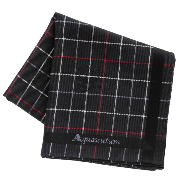 Aquascutum（アクアスキュータム） 紳士ハンカチ プリントハンカチ