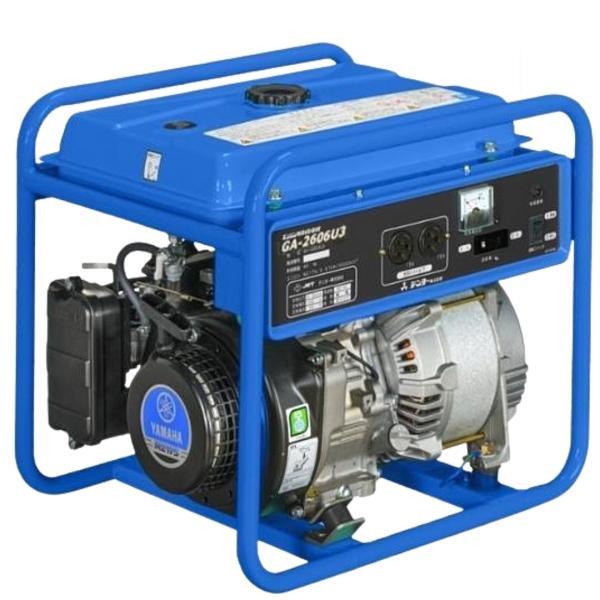 デンヨー 小型ガソリン発電機 GA-2605U3 50Hz機 パイプフレーム型 
