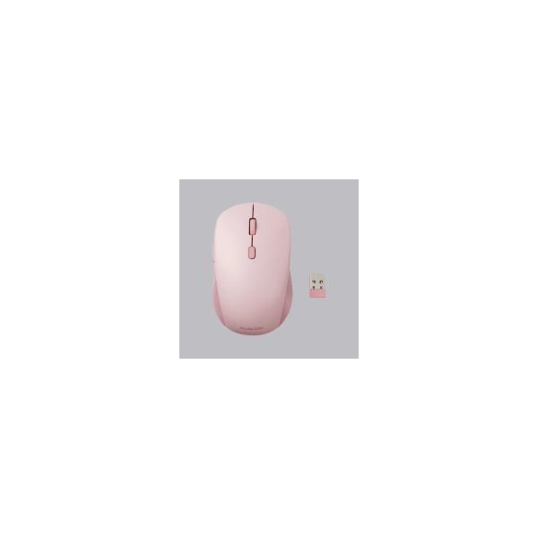 ELECOM（エレコム）　M-MY30MBSPN　OSMOD Six USB無線/Bluetooth 静音マウス [6ボタン/Mサイズ]　ピンク