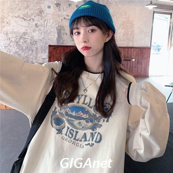 トレーナー レディース 重ね着風 トレーナー 可愛い トレーナー 女性トレーナー プリント 英語文字 ロゴ 春秋トレーナー スポーツ 韓国風 春秋 Gig 14orfsx Giganet 通販 Yahoo ショッピング
