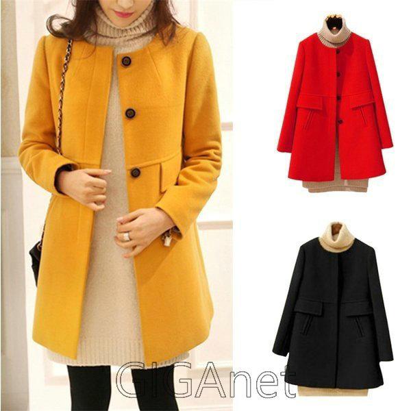 コート レディース チェスターコート ラシャ風 アウター ウール混コート スリット 冬 ベーシック オシャレ ショートコート 通勤 Ol 襟なし 30代 40代 Giga Junsi266 Giganet 通販 Yahoo ショッピング