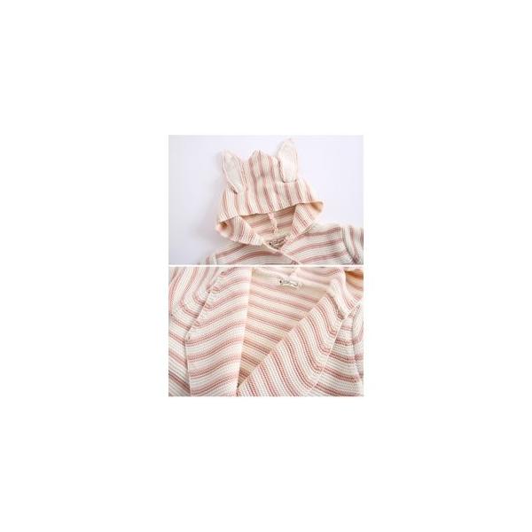 ベビーおくるみカバーオール鹿の耳新生児赤ちゃんおくるみベビーニットブランケットボーダーベビースリーピングバッグ寝袋出産お祝いベビー服 Www Nlqp Com