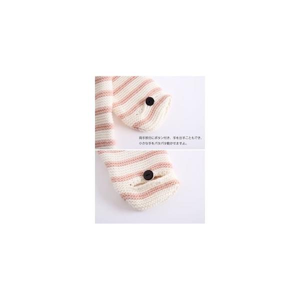 ベビーおくるみカバーオール鹿の耳新生児赤ちゃんおくるみベビーニットブランケットボーダーベビースリーピングバッグ寝袋出産お祝いベビー服 Www Nlqp Com