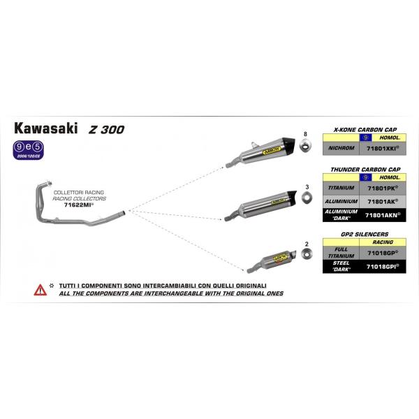 Arrow Ninja250 2013-2016 X-Kone XbvI jN 71801XKI