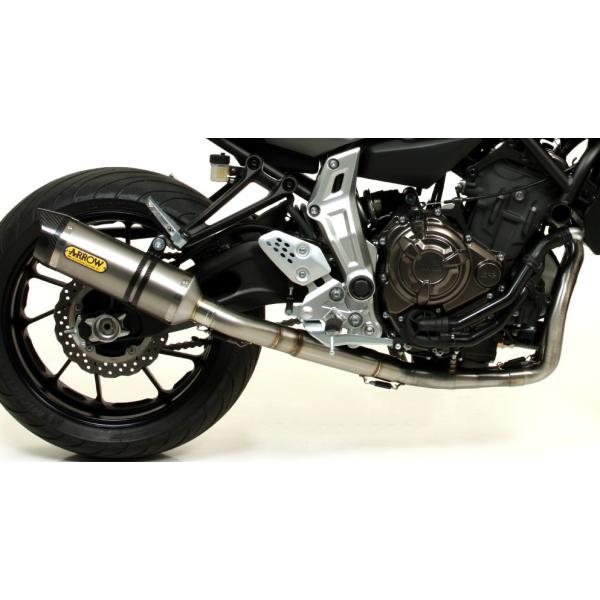 MT-07 カーボンファイバー マフラーエンド MT-07 カーボン