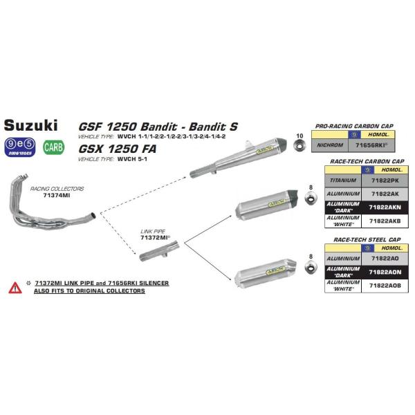 Arrow ofBbg1250FA 07-16 XbvI Race-Tech A~/XeXGh