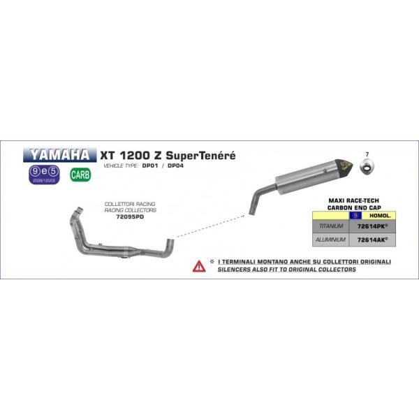 Arrow XT1200Z Super Tenere 2010-2019 [VORN^[ 72095PD