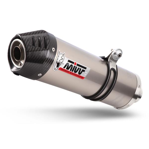 Mivv Exhaust BMW F800GS 08-17 XbvI `^/J[{GhLbv OVAL B.007.LNC
