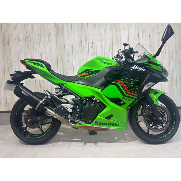 即納】Ninja400 18-26 政府認証(JMCA) VZRIASS ブラック スリップオン