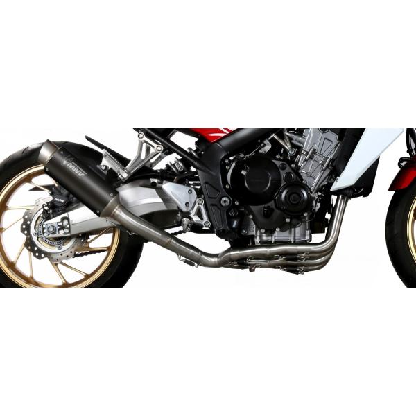 Mivv Exhaust CB650F 14-18 �t���G�L �i�G�}�Ȃ��jGP PRO BLACK �u���b�N�X�e�����X H.055.LXBP