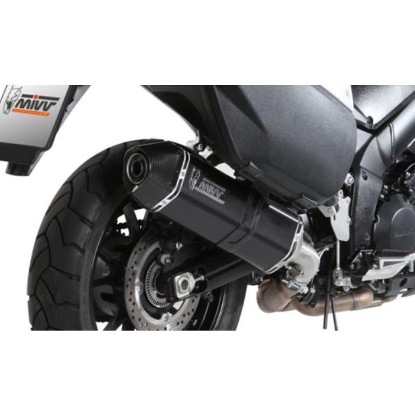 Mivv Exhaust V-Strom1000 2014-2020 XbvI SPEED EDGE BLACK ubNXeX/J[{GhLbv S.042.LRB