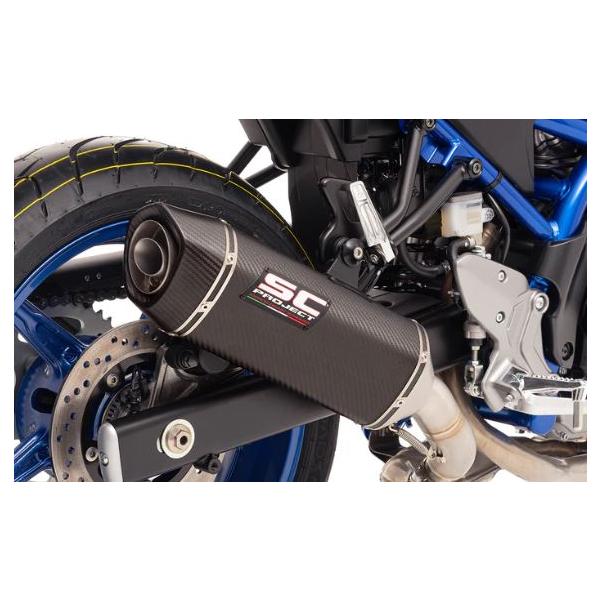 SV650 VP55B　SCプロジェクトスリップオンマフラー SV650 21-25 公道走行可 スリップオン SCプロジェクト SC1-S