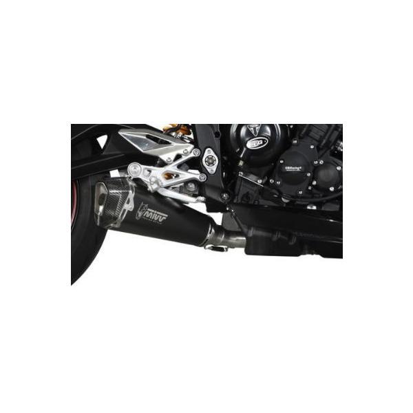 Mivv �g���C�A���t Street Triple RS 17-23 �X���b�v�I�� DELTA RACE BLACK �u���b�N�X�e�����X T.019.LDRB