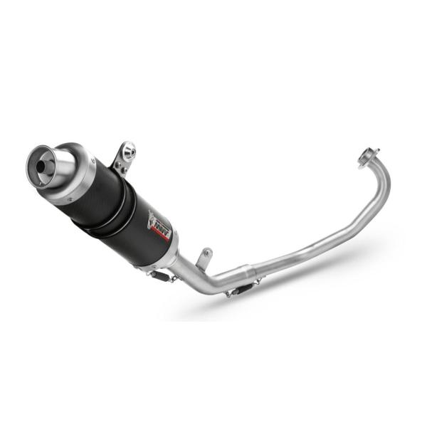 Mivv Exhaust MT-125 2015-2019 tVXe GP (G}Ȃ) J[{ Y.047.L2S