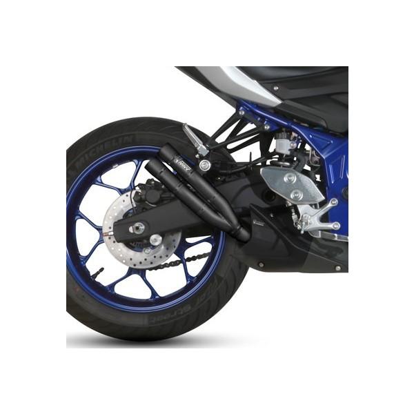 Mivv Exhaust MT-03 16-25 XbvI DOUBLE GUN XeubN Y.055.LDGB