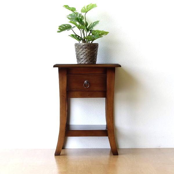 サイドテーブル 木製 おしゃれ マホガニー アンティーク 花台 寝室 ソファー ベッドサイドテーブル ナイトテーブル 引き出し マホガニーのサイドテーブル A Ass0669 ギギリビング 通販 Yahoo ショッピング
