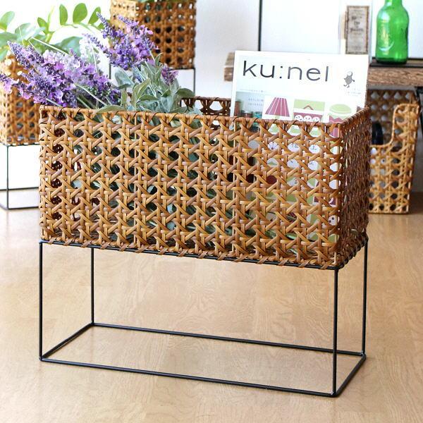 かご カゴ バスケット スタンド おしゃれ プランターカバー 花台 収納