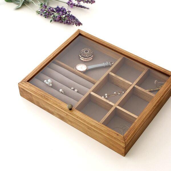 コレクションボックス 木製 おしゃれ 天然木 ショーケース