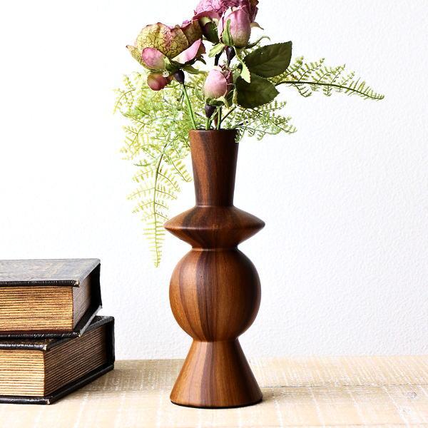 花瓶 花びん おしゃれ 一輪挿し 枝物 北欧 フラワーベース 陶器 鉱物