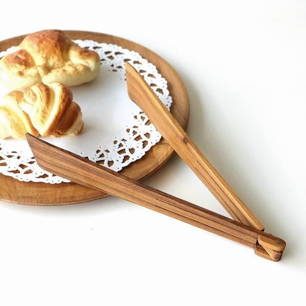 トング 木製 木製トング おしゃれ かわいい サラダ 取り分け
