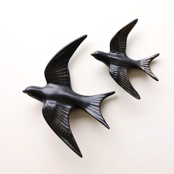 壁掛け オブジェ 鳥 バード オーナメント おしゃれ 2個 セット