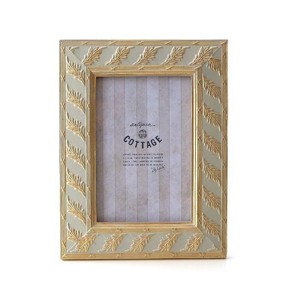 フォトフレーム おしゃれ 壁掛け 卓上 写真立て かわいい アンティーク レトロ クラシック 縦置き 横置き リーフデザインフォトフレーム L Kan5087 ギギリビング 通販 Yahoo ショッピング