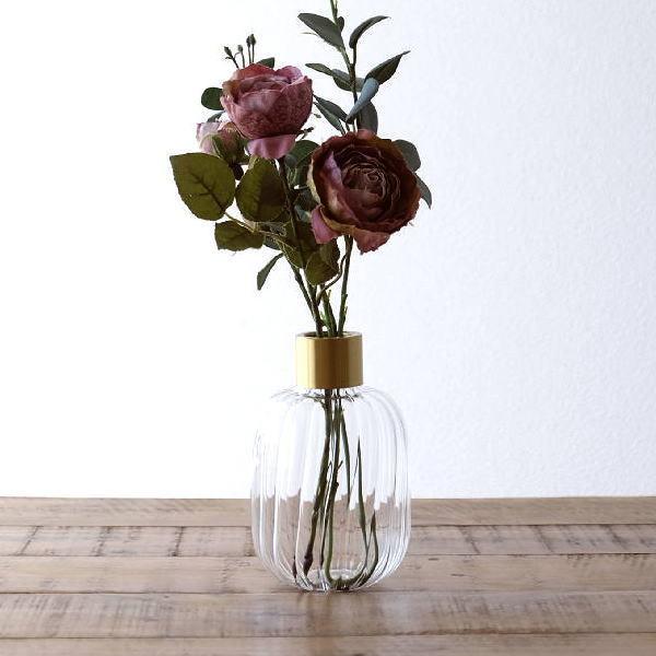 花瓶 フラワーベース おしゃれ ガラス 花器 丸い ガラスベース 一輪挿し シンプル デザイン 透明 かわいい ガラスベース ウェーブクリアー Kan8198 ギギリビング 通販 Yahoo ショッピング