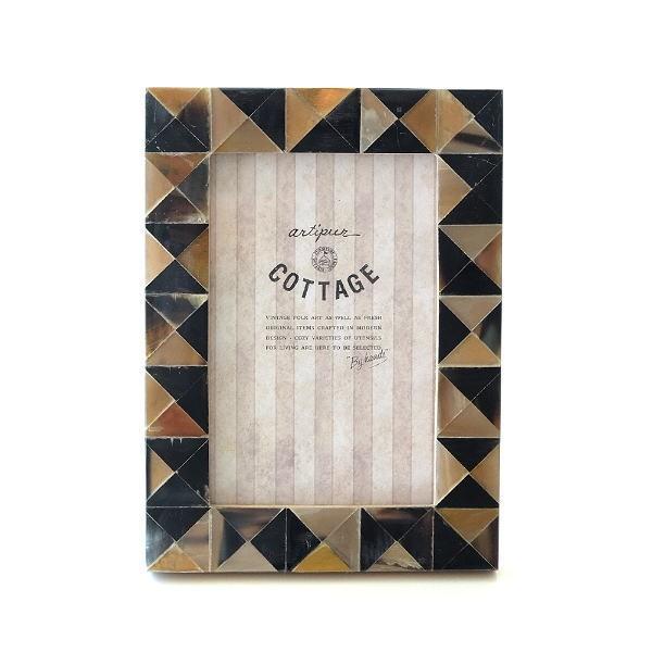 フォトフレーム 写真立て おしゃれ 壁掛け 卓上 アンティーク L判 クラシック レトロ モダンボーンフォトフレームデルタ L Kan86 ギギリビング 通販 Yahoo ショッピング