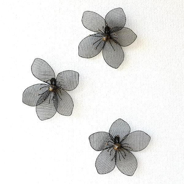 アイアン 壁飾り おしゃれ 3点セット フラワー 花 壁掛け インテリア ウォールデコ アートパネル ウォールフラワーアクセント3セット Gd Kwb3867 ギギリビング 通販 Yahoo ショッピング