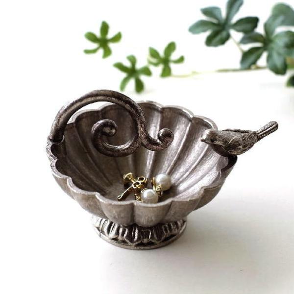 トレー トレイ おしゃれ 小物入れ 小鳥 バード プレート アイアン