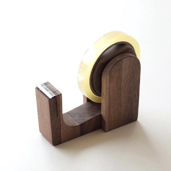 テープカッター 木製 ウォルナット おしゃれ 天然木 スタイリッシュ セロテープカッター 軽量 スリム 木のテープカッター ウォルナット Map1096 ギギリビング 通販 Yahoo ショッピング