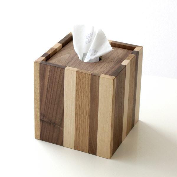 ティッシュケース おしゃれ 木製 ティッシュボックス ティッシュカバー シンプル デザイン ストライプ かわいい ウッドrペーパーボックスティッシュケース Map2397 ギギリビング 通販 Yahoo ショッピング