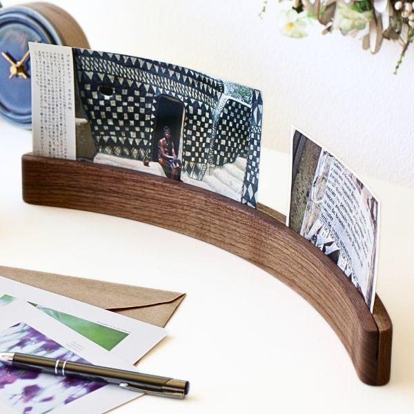 フォトスタンド 写真立て 木製 天然木 無垢 ナチュラルウッド メモ