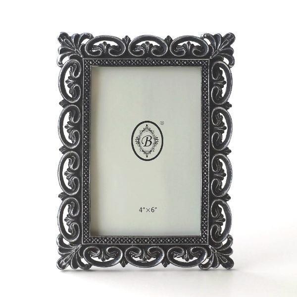 フォトフレーム 写真立て 黒 アンティーク おしゃれ 壁掛け 卓上 横 縦