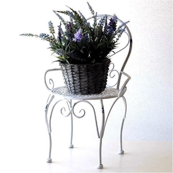 置物 オブジェ 花器 鉢 水盤 ガラス アイアン スタンド 台付 脚付き レトロ gigiliving_mty5107