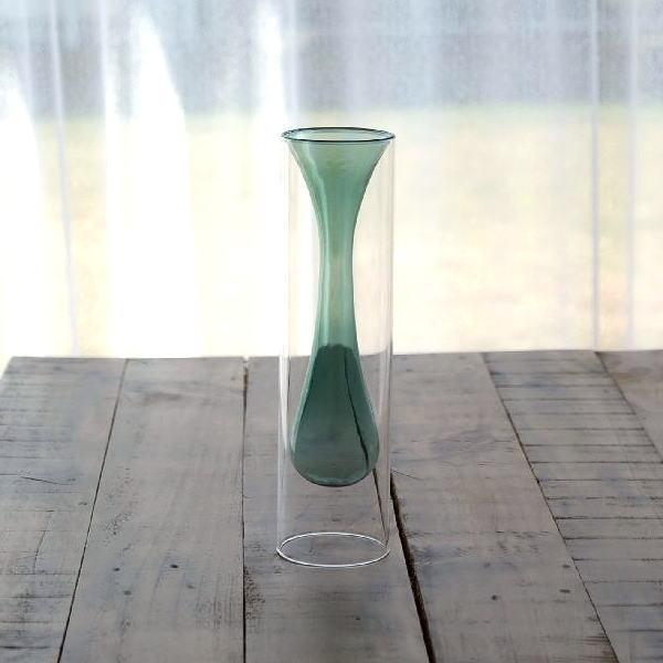 花瓶 ガラス おしゃれ フラワーベース ロング 円筒 円柱 シンプル スタイリッシュ ガラスのインサイドベース Mty8496 ギギリビング 通販 Yahoo ショッピング