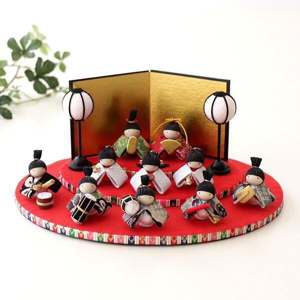 おひなさま お雛様 ひな人形 三段 置物 ちりめん細工 オブジェ