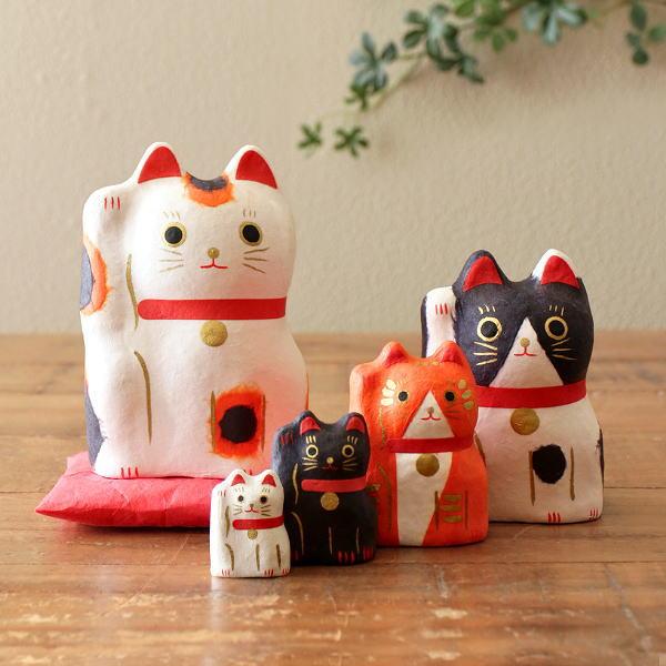 招き猫　猫の置物　オブジェ 黒猫 招き猫 黒 猫 ネコ ねこ セット オブジェ 置物 インテリア