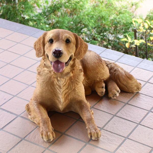 犬 置物 屋外 玄関 リアル 大型 大きい オブジェ ドッグオーナメント