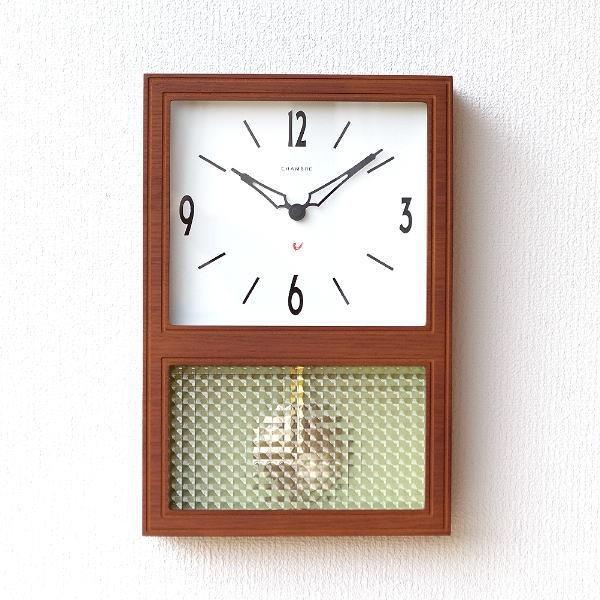 振り子時計 掛け時計 壁掛け時計 おしゃれ 木製 クラシック レトロ モダン ナチュラル 四角 見やすい 日本製 チェリーブラウン振り子時計 Ras4948 ギギリビング 通販 Yahoo ショッピング