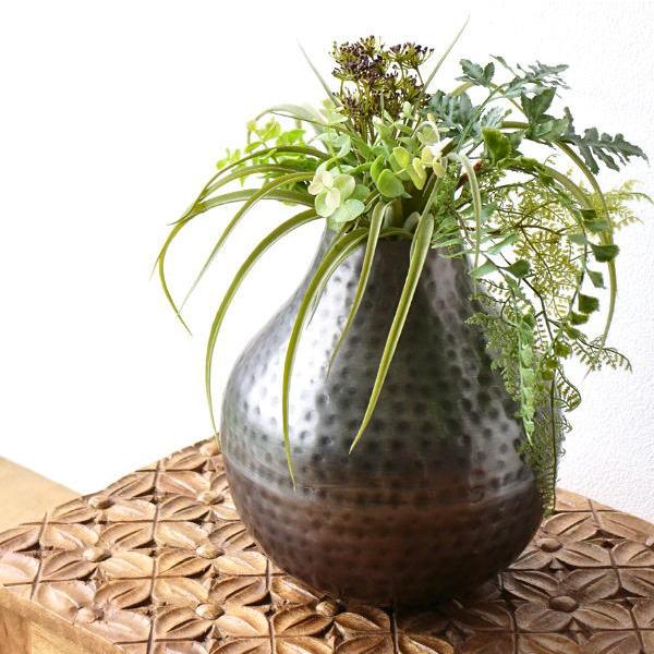 花瓶 花びん フラワーベース アイアン 金属 おしゃれ ドライフラワー