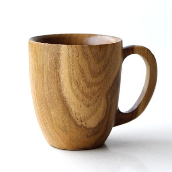マグカップ 木製 チーク 天然木 無垢材 ウッド 木目 おしゃれ シンプル ナチュラル コーヒーカップ 湯のみ チークマグカップm Ras85 ギギリビング 通販 Yahoo ショッピング