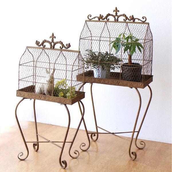 プランツケージ おしゃれ フラワースタンド 花台 大小 フラワーラック
