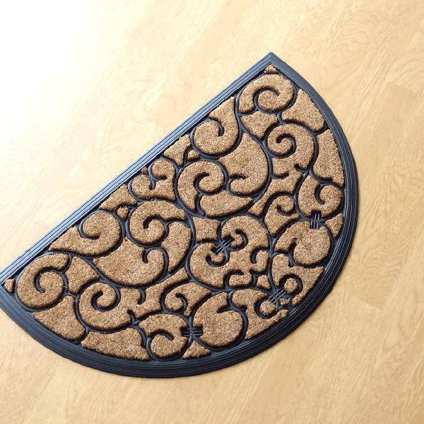 玄関マット 屋外 半円形 おしゃれ モダン カフェ ナチュラル