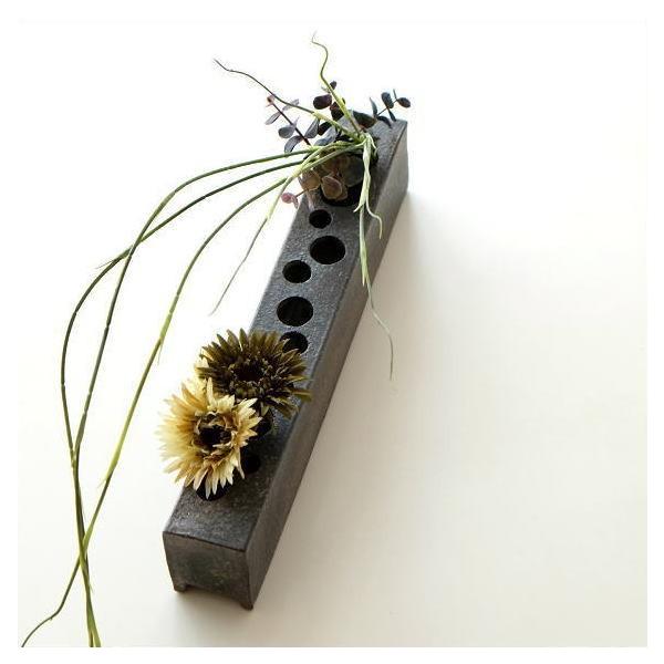 花器 陶器 和風 モダン おしゃれ シンプル 花瓶 花びん 信楽焼 日本製 和モダン 焼き物 陶芸 横長 四角 ボックス スクエア 角型 インテリア 花挿し 文鎮花器 Buyee Buyee Japanese Proxy Service Buy From Japan Bot Online