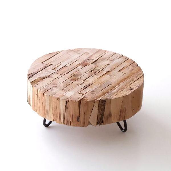 スタンド 花台 おしゃれ コンパクト 木製 天然木 フラワースタンド