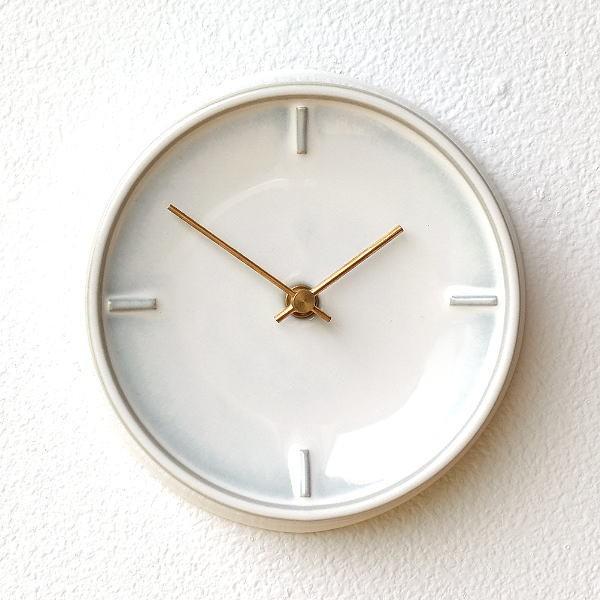 壁掛け時計 掛け時計 陶器 おしゃれ かわいい シンプル ウォールクロック 美濃焼 日本製 陶器のサークル掛け時計 E Ssk8145 ギギリビング 通販 Yahoo ショッピング