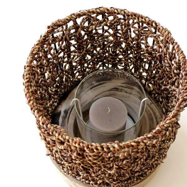 ランタン ナチュラル インテリア キャンドルホルダー 観葉植物 鉢
